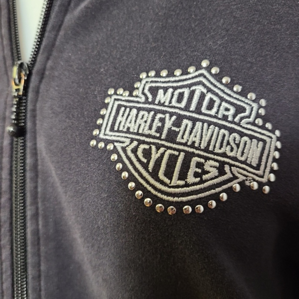 Harley Davidson studded wing hoodie - Picture 7 of 7